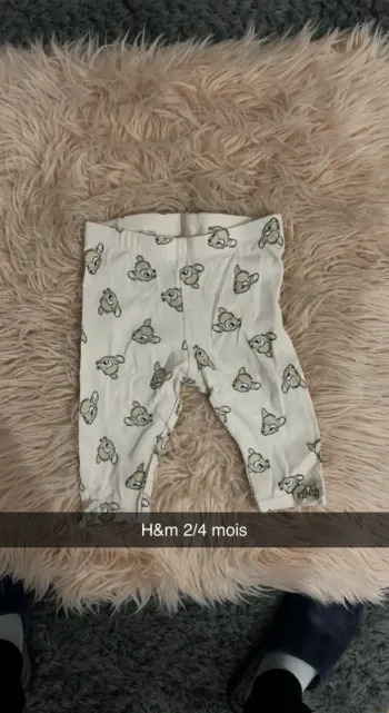 Legging h&m 2/4 mois