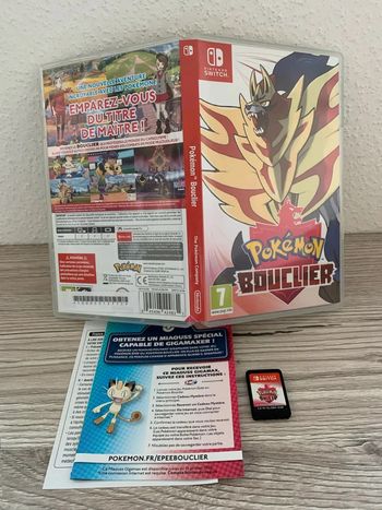 Pokémon Bouclier Nintendo Switch Complet – Très Bon État 1271C