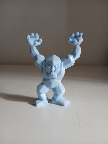 Figurine Arco 1987 mad scientist rare blue rock allien