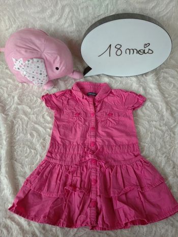 Robe d'été Fille 18 mois In Extenso 100% coton