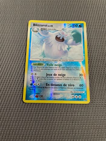 Carte Pokémon Blizzaroi Reverse 12/100 Tempête FR