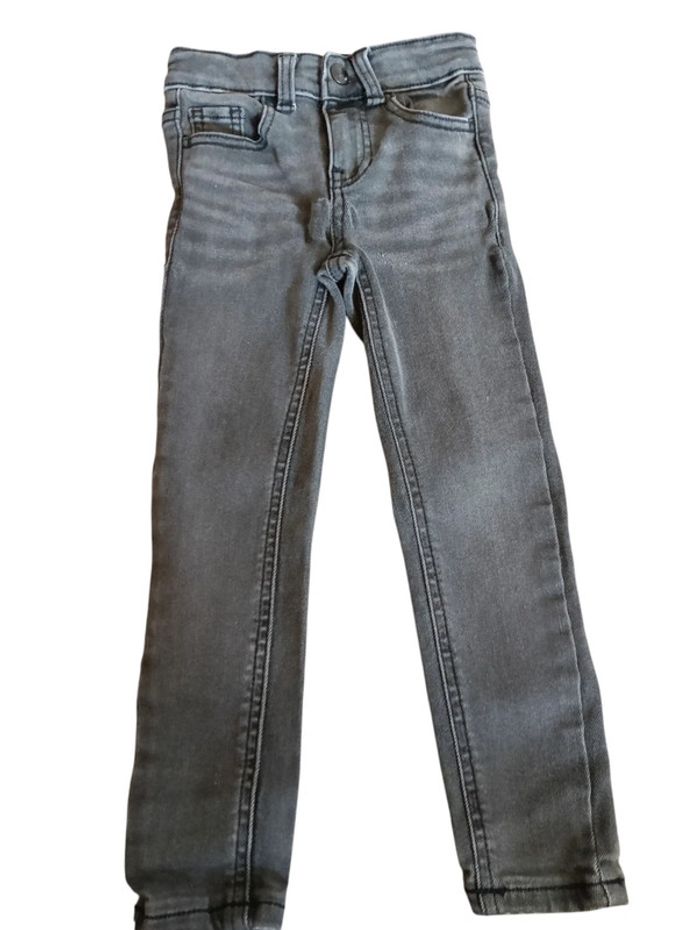 Jean skinny 4 ans gris foncé