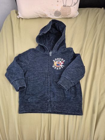 Gilet zippé à capuche veste paw patrol
