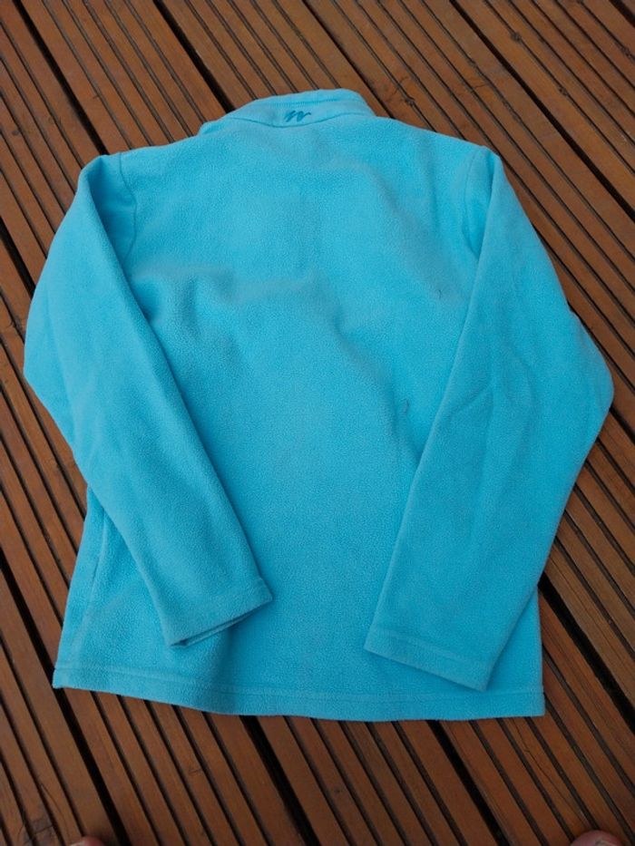 Pull polaire turquoise decathlon 10 ans - photo numéro 2