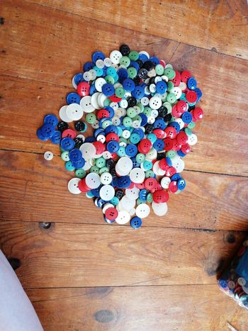 Lot 5 de boutons (250g)