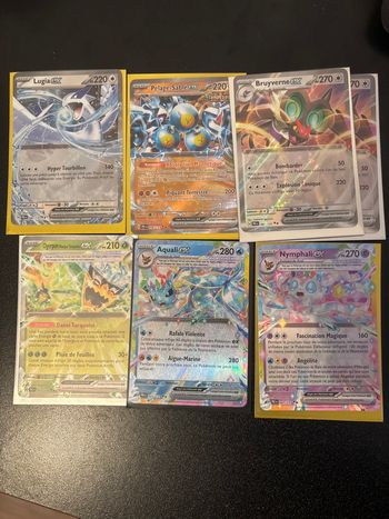 Lot de cartes EX Évolutions Prismatiques
