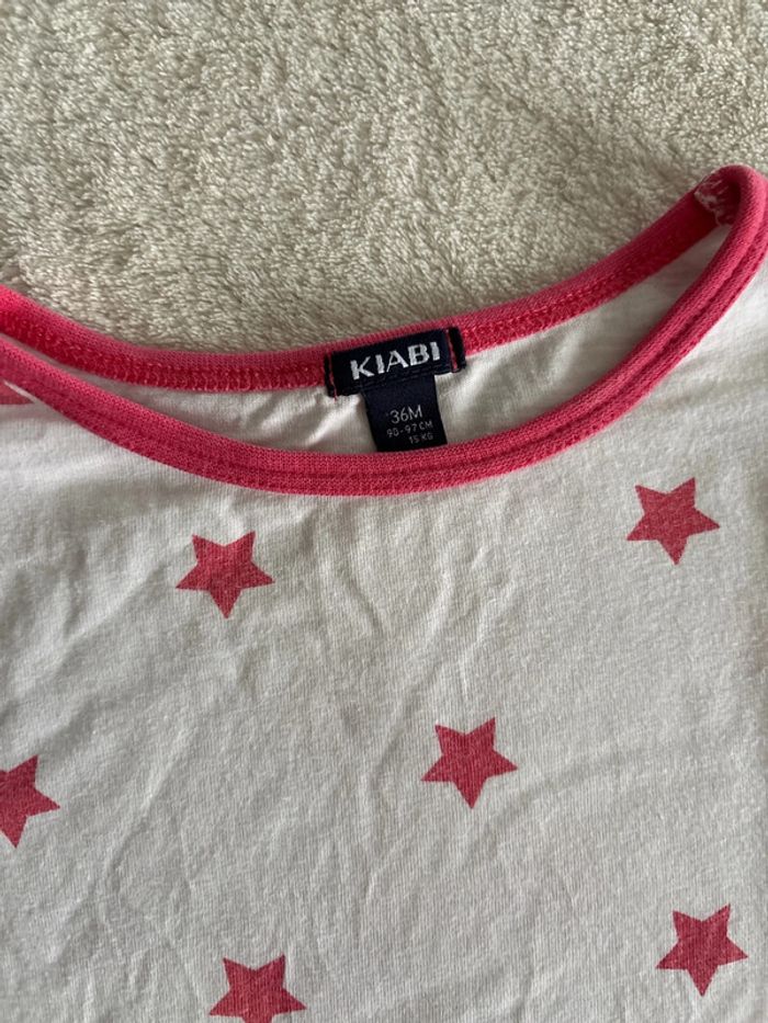 Pyjama léger 2 pièces Kiabi 36 mois 3 ans - photo numéro 2