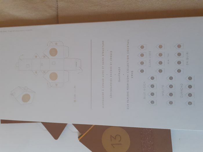 Calendrier de l'Avent en maisonnette en carton - A faire - NEUF - photo numéro 4