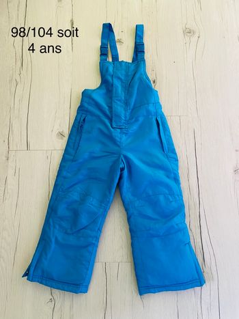 Combinaison de ski enfant 98/104 cm soit 4 ans