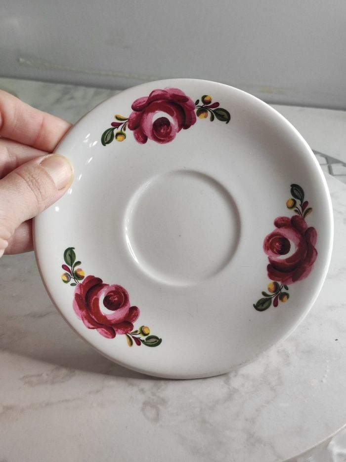 Dessous tasses porcelaine - photo numéro 2