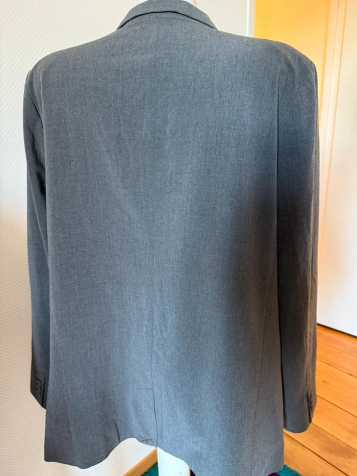 Blazer grande taille en très bon état gris essentiel taille 52 - photo numéro 6
