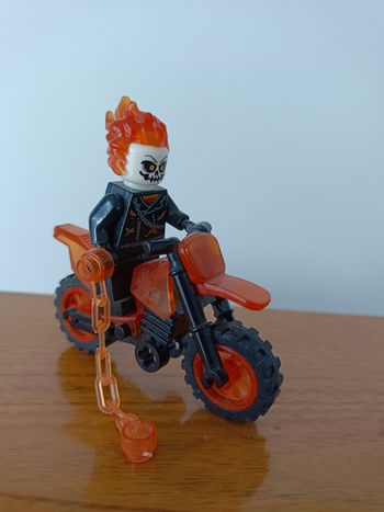 Minifigurine moto ghost rider