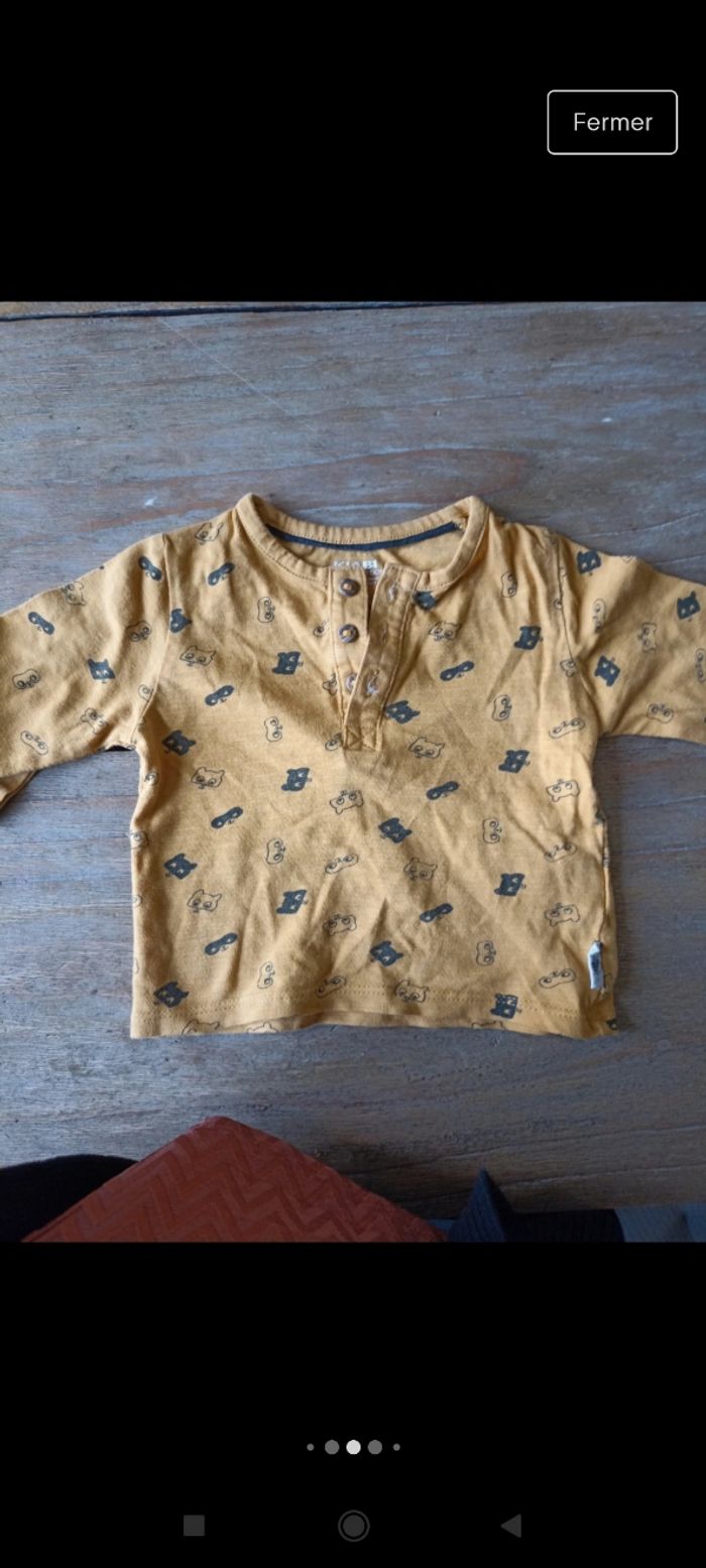 Lot 10 tee-shirts manches longues 3 mois - photo numéro 7