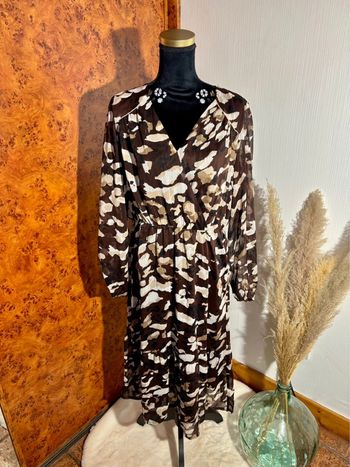 Robe longue fluide kiabi  - Imprimé camouflage - Taille 46