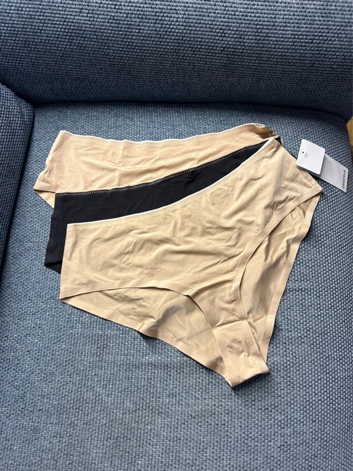 Lot de 3 Shorty - culottes neuves Chantelle taille XL