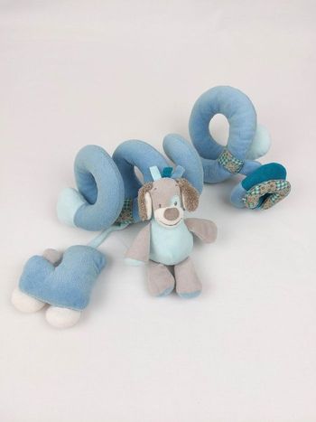 jouet bébé spirale d'activités éveil Nattou chien Cyril et Gaston grelot sos doudou