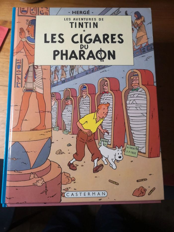 Les Cigares du Pharaon - Bande dessinée Tintin