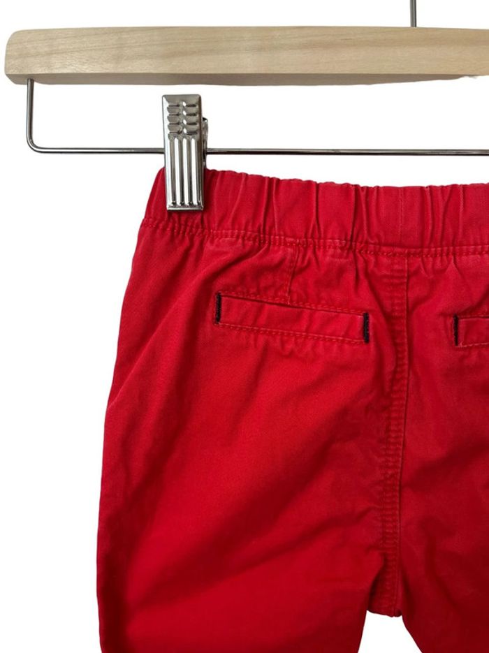 Pantalon confortable rouge, à taille élastique - Obaïbi 12 mois (74cm) - photo numéro 5