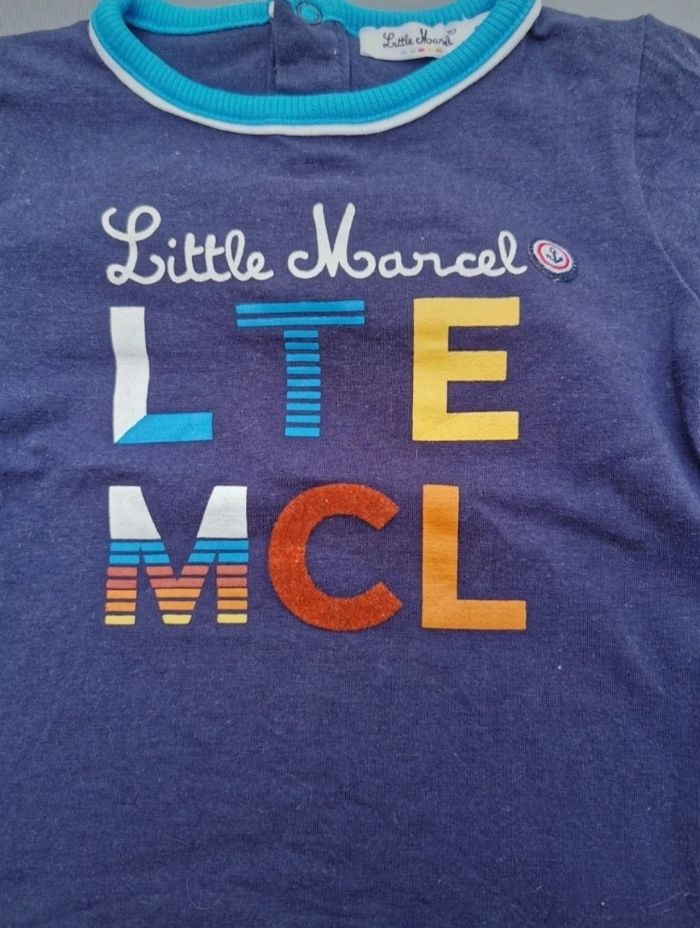 Ensemble jogging et tee-shirt ML 9 mois garçon little Marcel - photo numéro 3