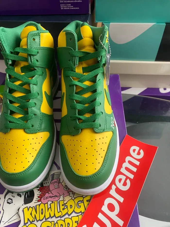 Nike SB dunk high supreme By any means Brazil - photo numéro 11