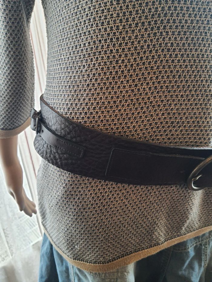 Ceinture en cuir Marron WE 95cm - photo numéro 8