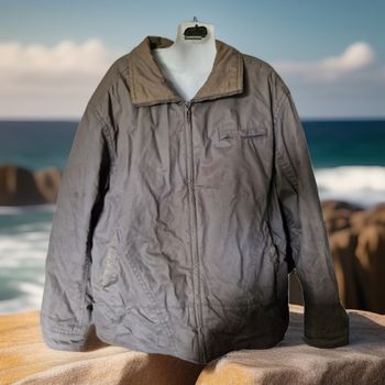 Superbe blouson col revers bicolore