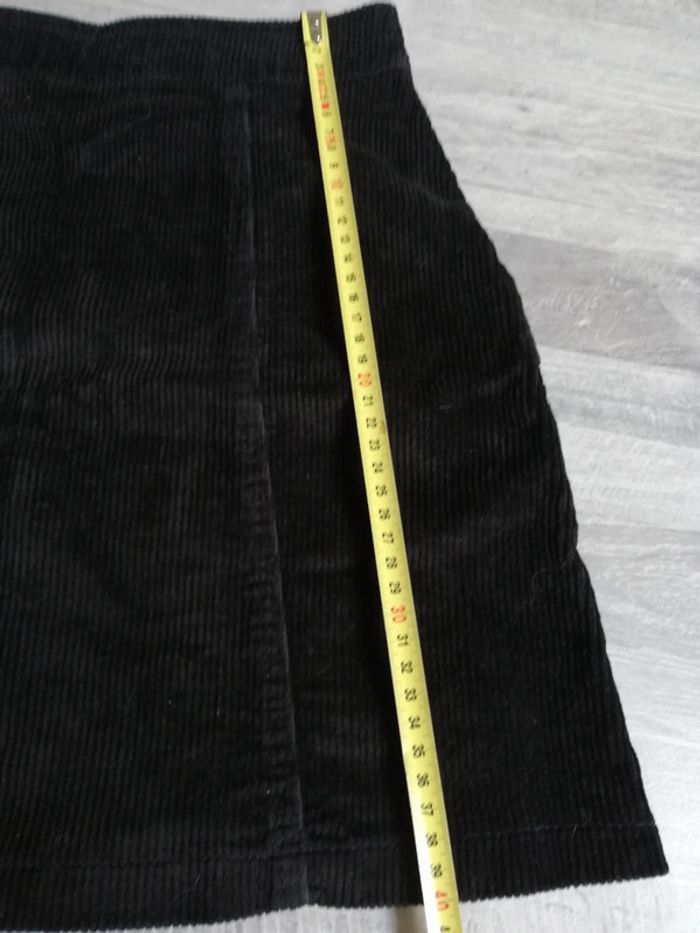 Jupe velours noire taille 36 neuve - photo numéro 6