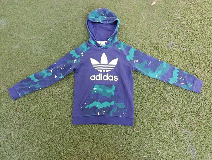 Sweat-shirt à capuche garçon 10- 12 ans - photo numéro 2