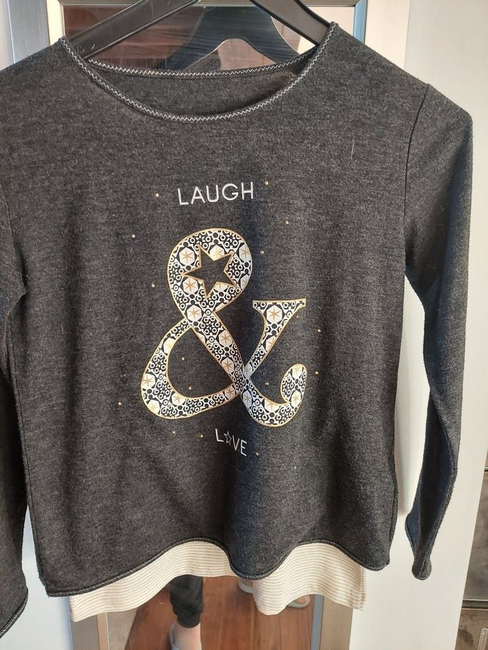 Duo tee shirt 12ans a superposé C&A