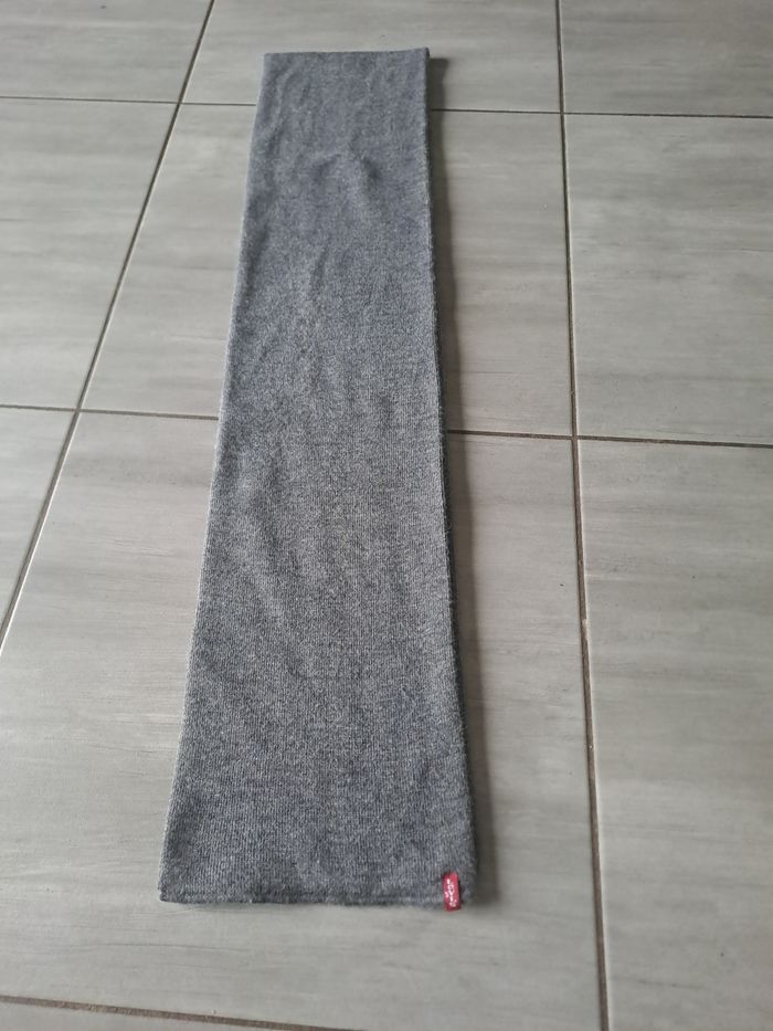 Écharpe mixte grise Levi's - photo numéro 3
