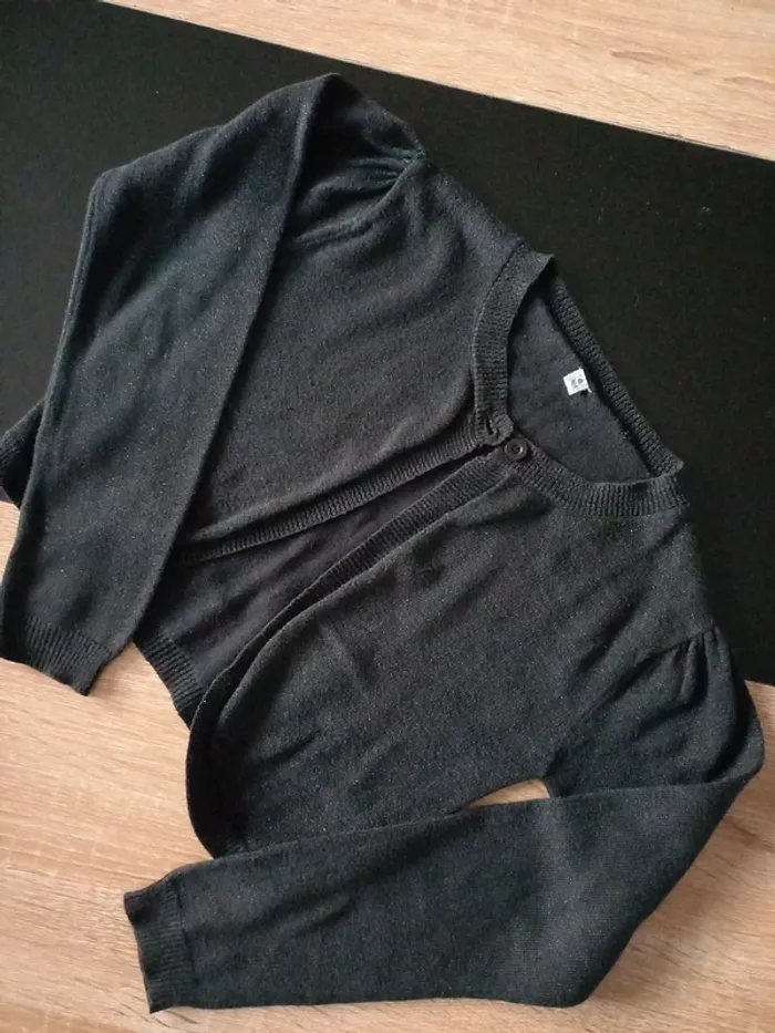 Gilet noir 6/8 ans - photo numéro 3