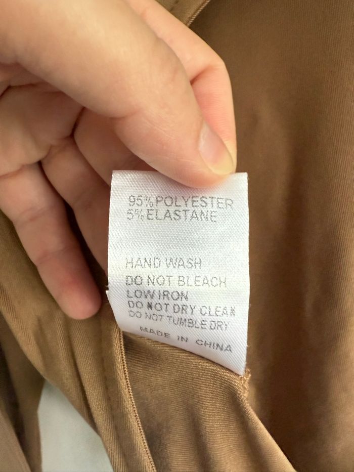 Top court manches longues marron outfitbook taille 34 XS - photo numéro 3