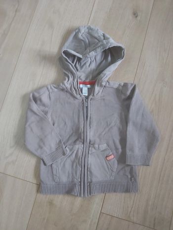 Gilet zippé capuche garçon Obaibi 23 mois (78)