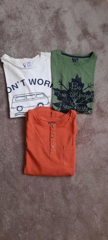3 tee-shirts 12 ans
