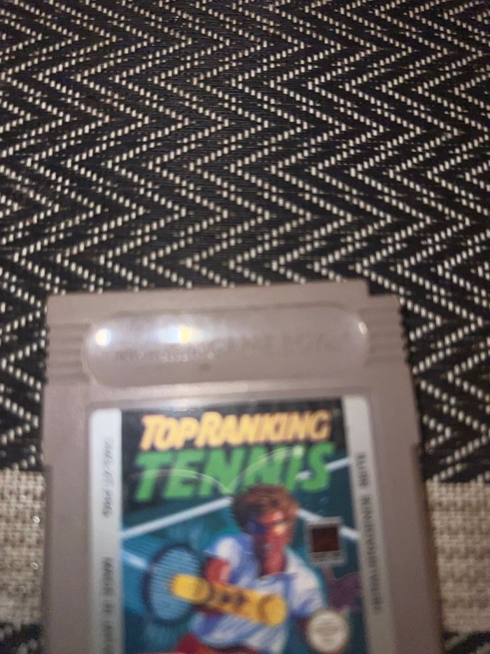 Jeu gameboy tennis vintage officiel - photo numéro 3