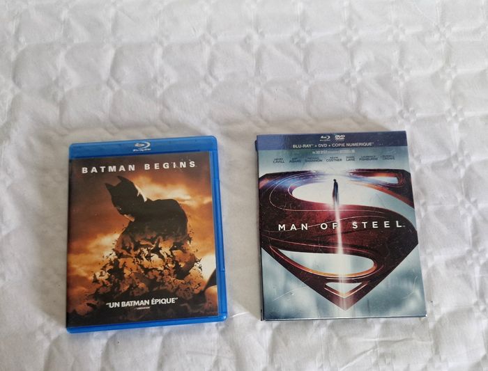 Lot de 2 bluray  , Batman  / superman