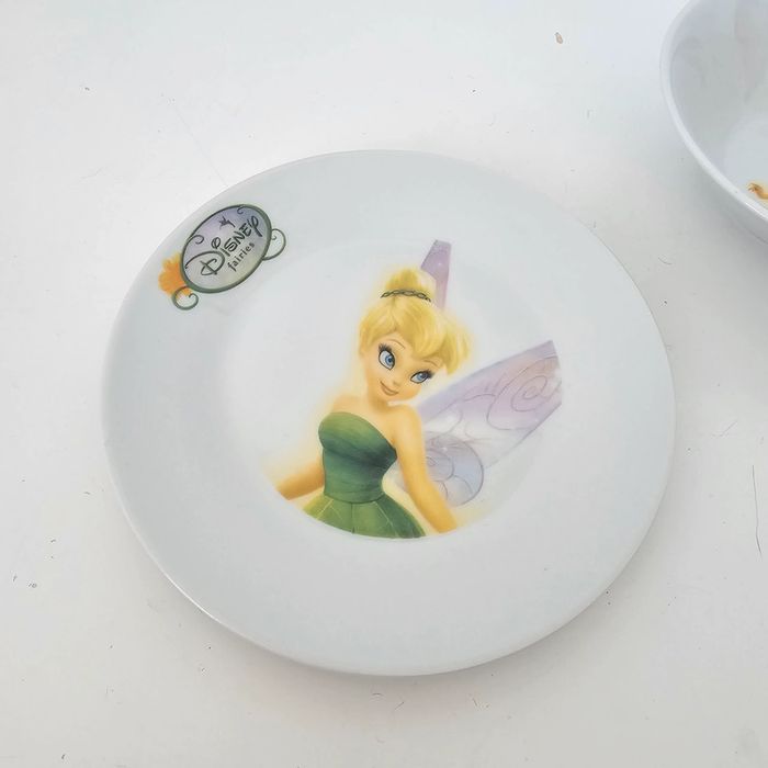 Lot assiette + bol La fée clochette Disney - photo numéro 2