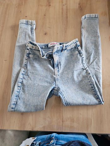 Jean jennyfer effet délavé 36