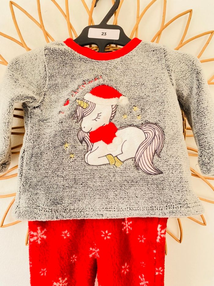 Pyjama en velours 6 mois 68 cm - photo numéro 4