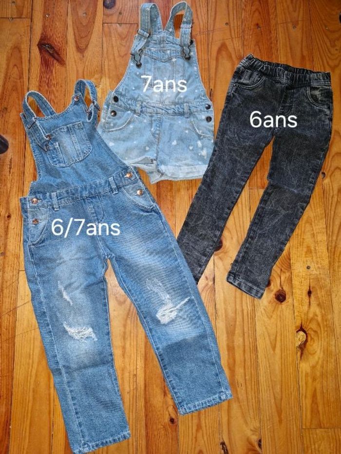Lot salopette et jean