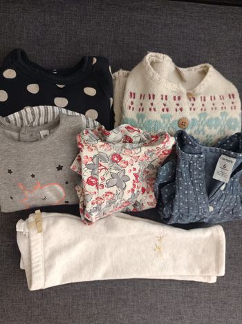 Lot vêtements fille 6 mois