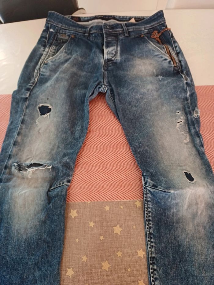 Jean salsa troué baggy - photo numéro 7