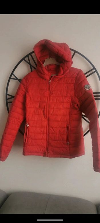 Doudoune légère rouge