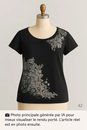 Joli Tee-shirt extensible Kiabi T42