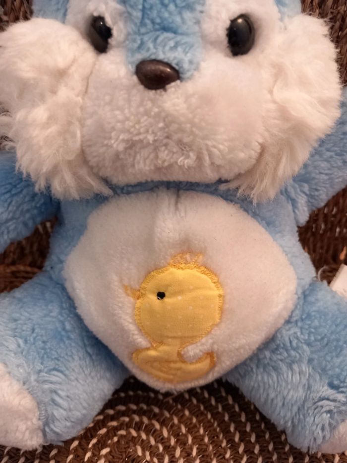 Peluche doudou vintage lapin nounours 32cm - photo numéro 4