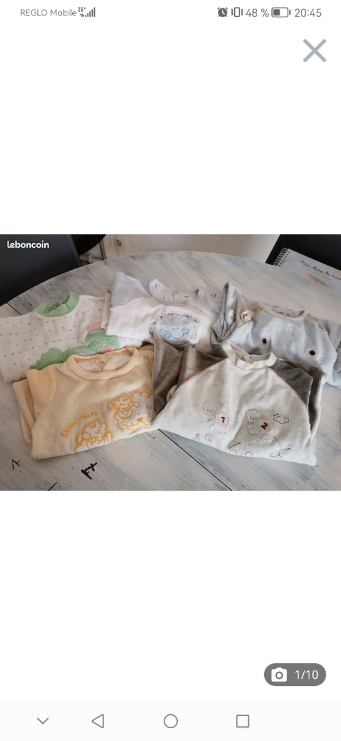 Pyjama bébé 6 mois