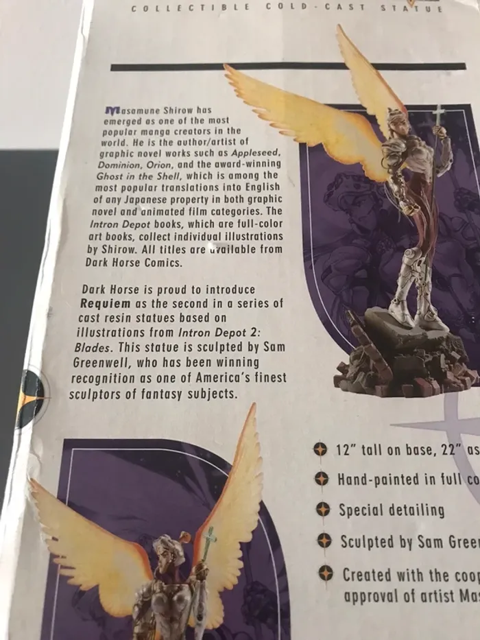 Figurine Masamune Shirow's Requiem Collectible Cold-Cast édition limitée - photo numéro 8