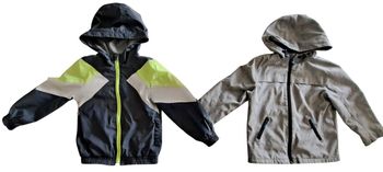 Lot de 2 blousons imperméables garçon 5 ans BE