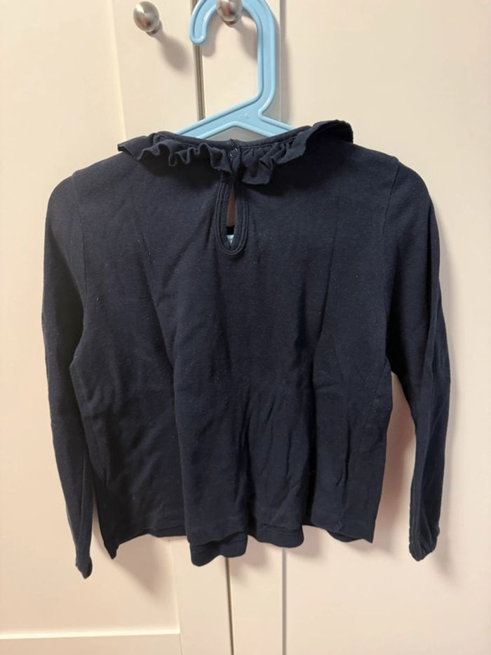 T-shirt manches longues bleu 6 ans petit bateau - photo numéro 2