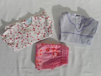 Lot vêtements fille - 3 pièces - 6 mois